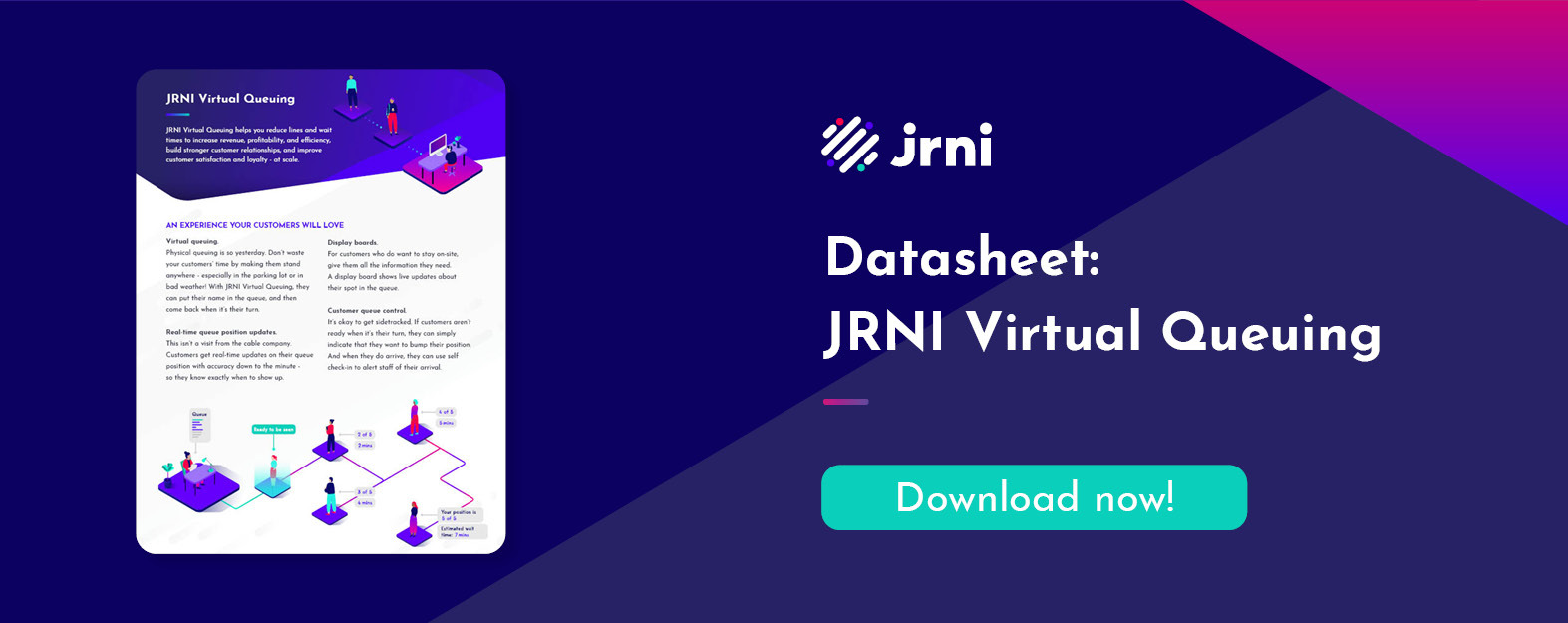 Download the datasheet: JRNI Virtual Queuing